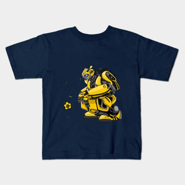 Bumblebee Kids T-Shirt by FSimmons1006